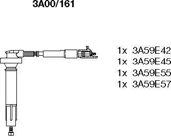 Bremi 3A00/161 - Ignition Cable Kit autospares.lv