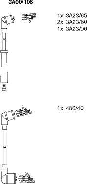 Bremi 3A00/106 - Ignition Cable Kit autospares.lv