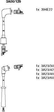 Bremi 3A00/129 - Ignition Cable Kit autospares.lv