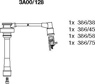 Bremi 3A00/128 - Ignition Cable Kit autospares.lv