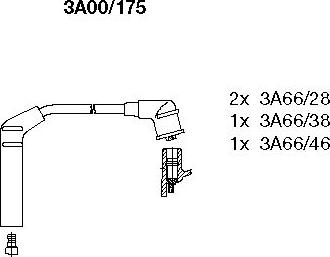 Bremi 3A00/175 - Ignition Cable Kit autospares.lv