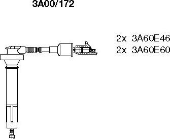 Bremi 3A00/172 - Ignition Cable Kit autospares.lv