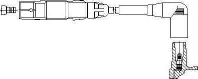 Bremi 210E59 - Ignition Cable autospares.lv