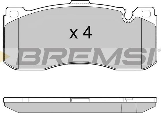 Bremsi BP3472 - Brake Pad Set, disc brake autospares.lv