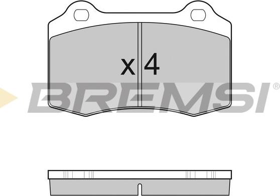 Bremsi BP3155 - Brake Pad Set, disc brake autospares.lv