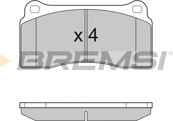 Bremsi BP3153 - Brake Pad Set, disc brake autospares.lv
