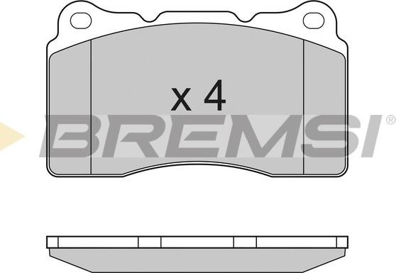 Bremsi BP3167 - Brake Pad Set, disc brake autospares.lv