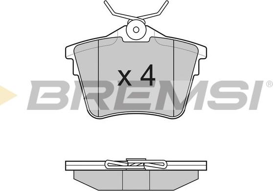 Bremsi BP3183 - Brake Pad Set, disc brake autospares.lv