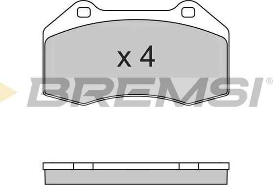 Bremsi BP3355 - Brake Pad Set, disc brake autospares.lv