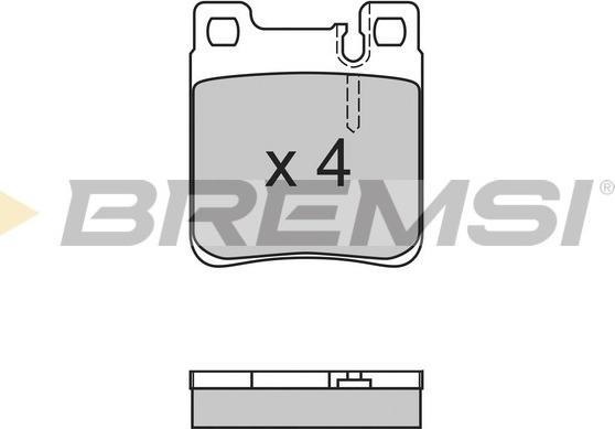 Bremsi BP2653 - Brake Pad Set, disc brake autospares.lv