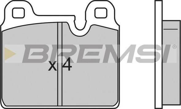 Bremsi BP2636 - Brake Pad Set, disc brake autospares.lv