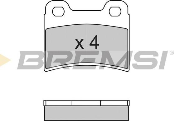 Bremsi BP2630 - Brake Pad Set, disc brake autospares.lv