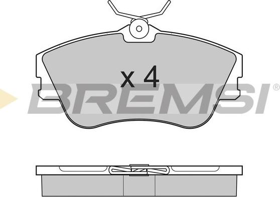 Bremsi BP2625 - Brake Pad Set, disc brake autospares.lv