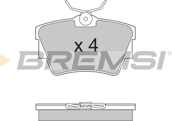 Bremsi BP2866 - Brake Pad Set, disc brake autospares.lv