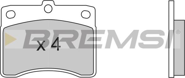 Bremsi BP2353 - Brake Pad Set, disc brake autospares.lv