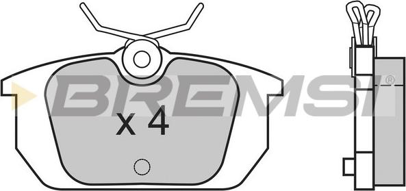 Bremsi BP2313 - Brake Pad Set, disc brake autospares.lv