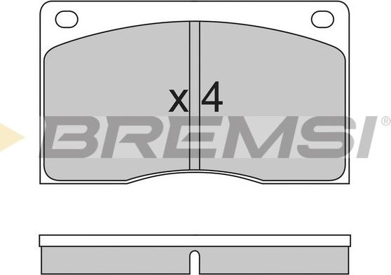 Bremsi BP2213 - Brake Pad Set, disc brake autospares.lv