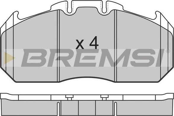 Bremsi BP7310 - Brake Pad Set, disc brake autospares.lv