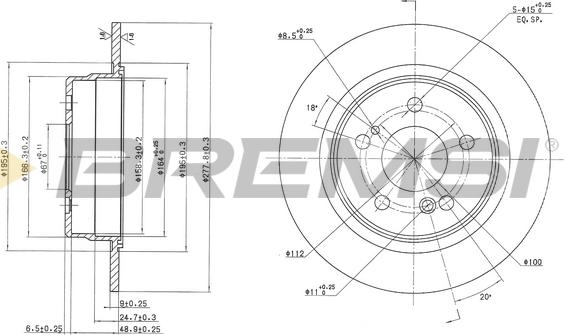 Bremsi CD6548S - Brake Disc autospares.lv