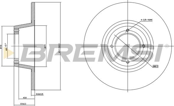 Bremsi CD6559S - Brake Disc autospares.lv