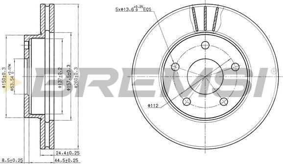 Bremsi CD6180V - Brake Disc autospares.lv