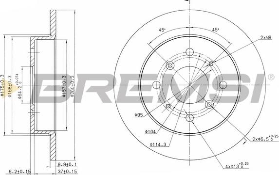 Bremsi CD6360S - Brake Disc autospares.lv