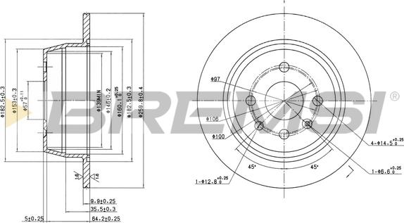 Bremsi CD6331S - Brake Disc autospares.lv