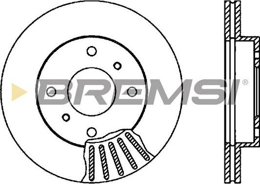 Bremsi CD6260V - Brake Disc autospares.lv