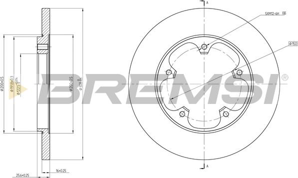 Bremsi CD8484S - Brake Disc autospares.lv