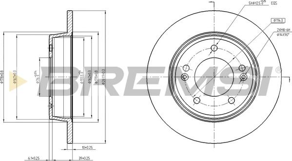 Bremsi CD8193S - Brake Disc autospares.lv