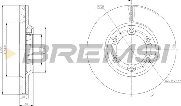 Bremsi CD7946V - Brake Disc autospares.lv