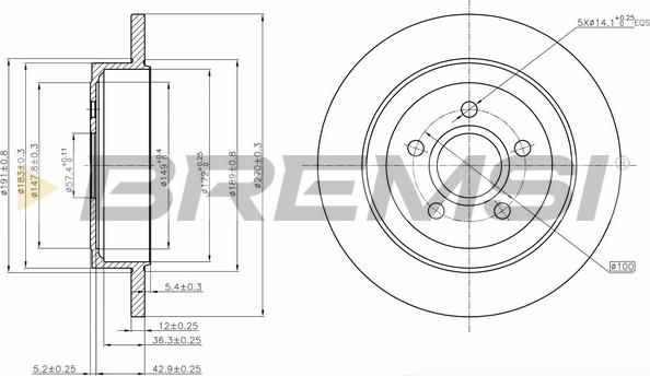 Bremsi CD7911S - Brake Disc autospares.lv