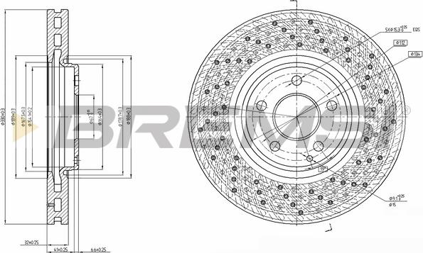 Bremsi CD7981VLS - Brake Disc autospares.lv