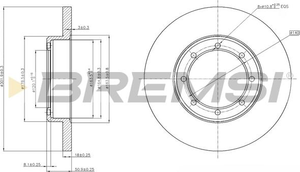 Bremsi CD7977S - Brake Disc autospares.lv