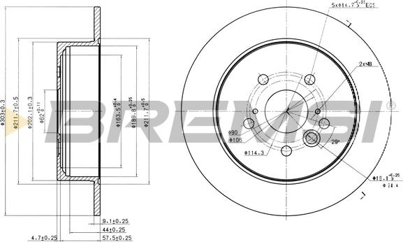 Bremsi CD7486S - Brake Disc autospares.lv