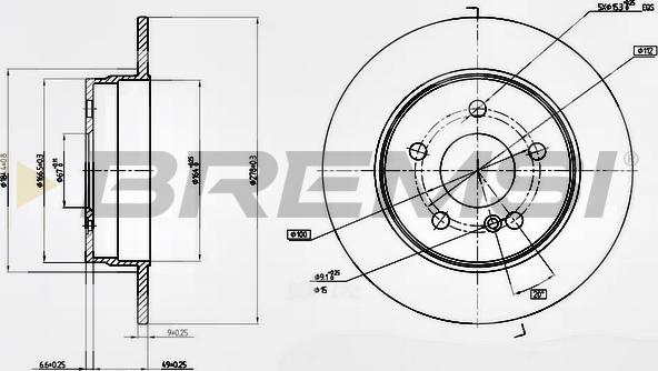 Bremsi CD7689S - Brake Disc autospares.lv