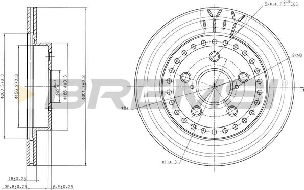 Bremsi CD7009V - Brake Disc autospares.lv