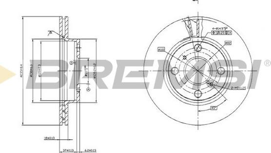 Bremsi CD7084V - Brake Disc autospares.lv