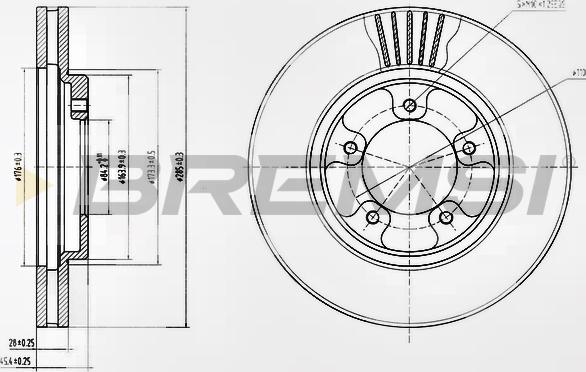 Bremsi CD7039V - Brake Disc autospares.lv