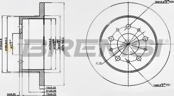 Bremsi CD7144S - Brake Disc autospares.lv