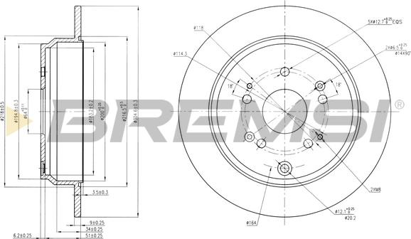 Bremsi CD7860S - Brake Disc autospares.lv