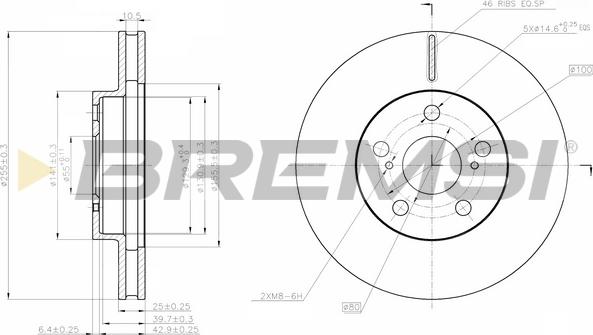 Bremsi CD7882V - Brake Disc autospares.lv