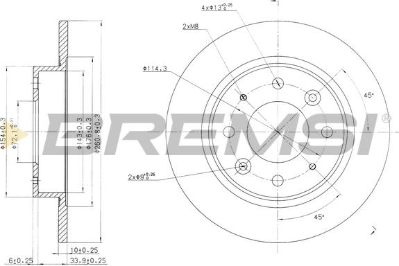 Bremsi CD7395S - Brake Disc autospares.lv