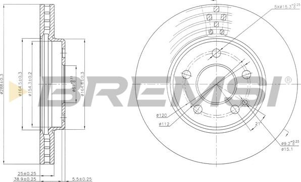 Bremsi CD7316V - Brake Disc autospares.lv