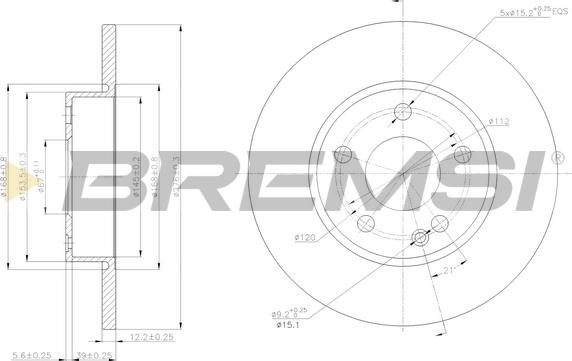 Bremsi CD7219S - Brake Disc autospares.lv
