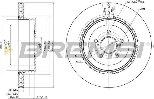 Bremsi CD7750V - Brake Disc autospares.lv