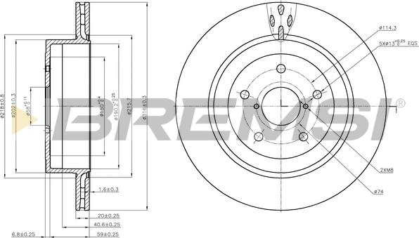 Bremsi CD7751V - Brake Disc autospares.lv