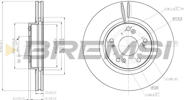 Bremsi CD7775V - Brake Disc autospares.lv