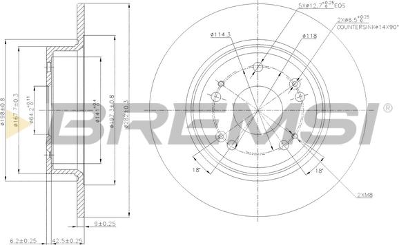 Bremsi CD7776S - Brake Disc autospares.lv