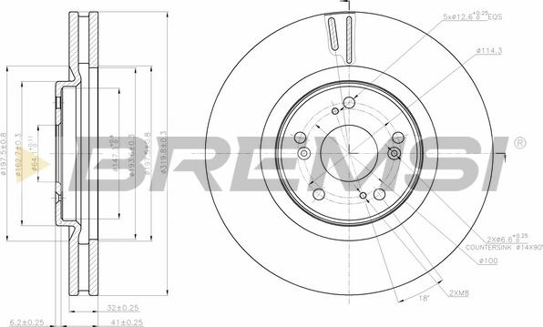 Bremsi CD7777V - Brake Disc autospares.lv